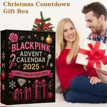 Funny Girls Keychain Advent Calendar – 24 Acrylic Christmas Pendants