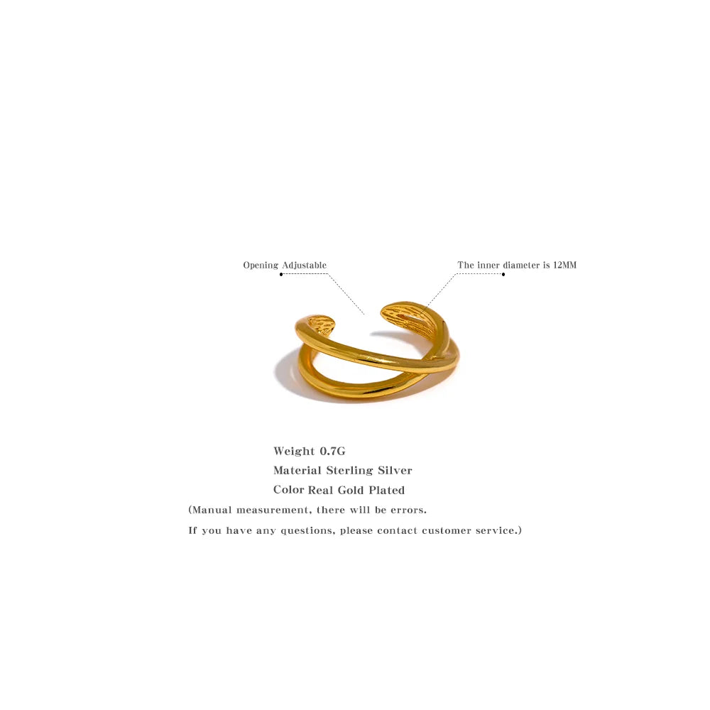 Yhpup 1PC Sterling Silver Fashion Minimalism Gold Color 18k Plated S925 Ear Bone Clips Cuff Non Pierced Earrings Jewelry Women