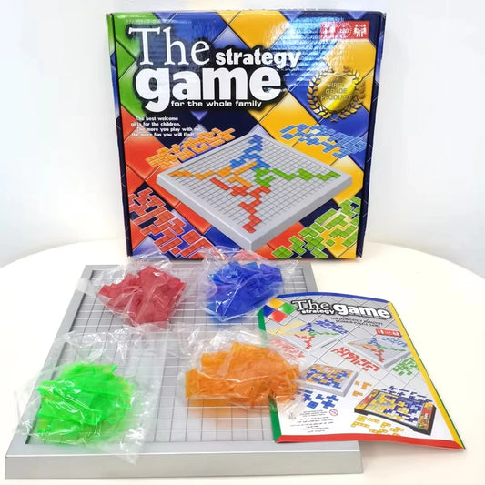 Intellectual Puzzle Strategy Board Educational Toys Colored Squares Game Family Party Indoor Desktop Jigsaw Games