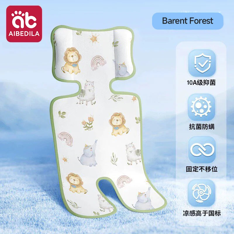 AIBEDILA Baby Stroller Cooling Pad Ice Silk Summer Seat Liner Mat Universal for Car Seat Stroller High Chair