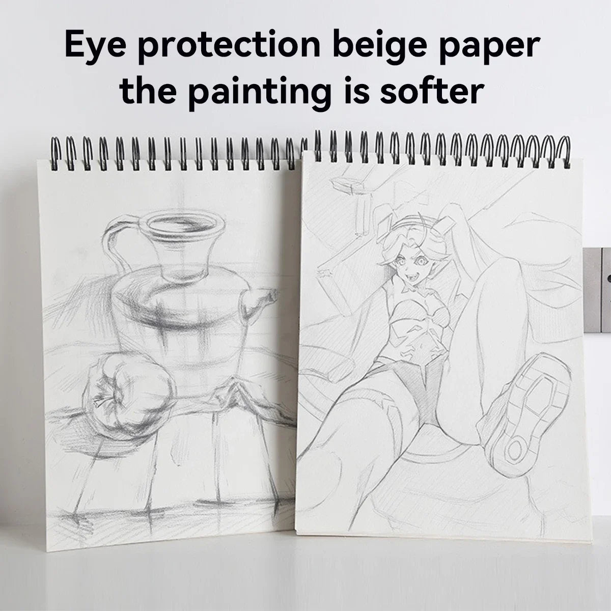A3/A4/A5 Spiral Bound Artist Sketchbook Acid-Free Paper Drawing Pad for Art Students Professional Sketching Notebook Stationery