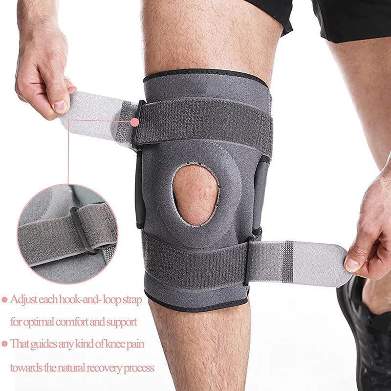 1pcs Adjustable Knee Brace Support Patella Knee Strap Stabilizer Wrap Knee Pain Relief Arthritis Injury Recovery Meniscus Tear