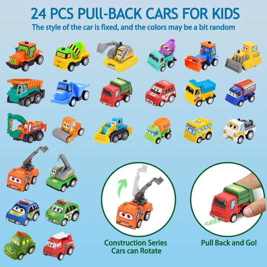 Kids Car Set Advent Calendar – 24 Days to Christmas Countdown for Boys