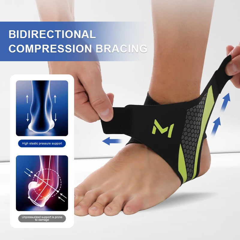1/2pcs Cooper Ankle Support Compression Foot Sleeves for Men Women Bracer Ankle Protector Daily Sport Gym Workout Weightlifting