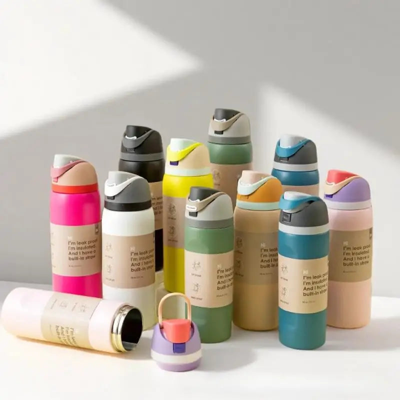Vacuum Flasks Thermoses Water Bottle Drinkware Thermo Tumbler Stainless Steel Thermal Mug Original Cold Hot Coffee