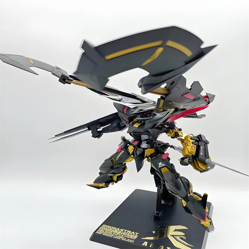 HG 1/144  Astray Gold Frame Assembly Model Kit Action Figures With Flight Pack Weapons Set Desktop Ornament Gift Anime Figure