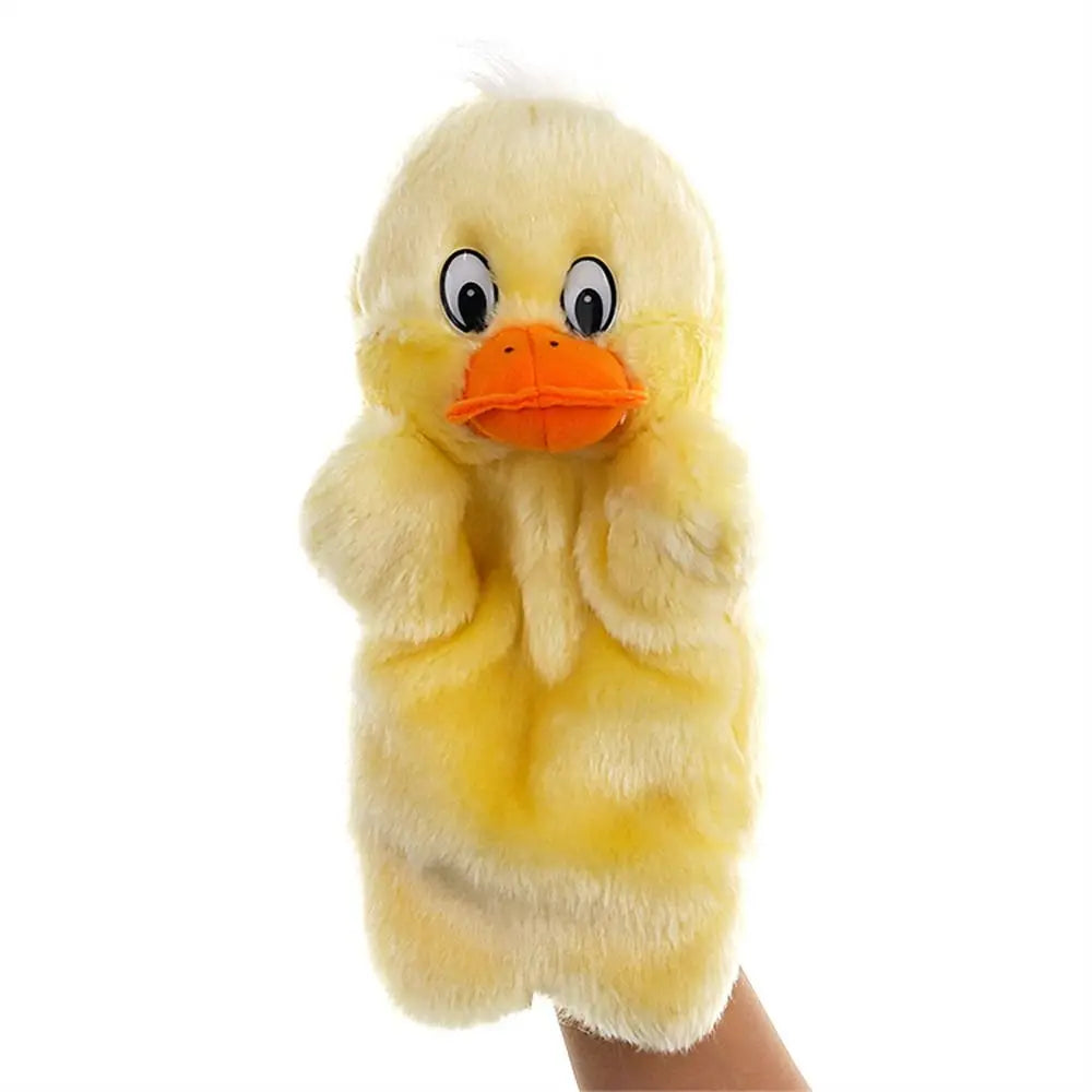 25cm Animal Hand Puppet Plush Toy Hand Doll Telling Story Dolls Toy Glove Puppets Early Learning Educational Toys Gifts for Kids