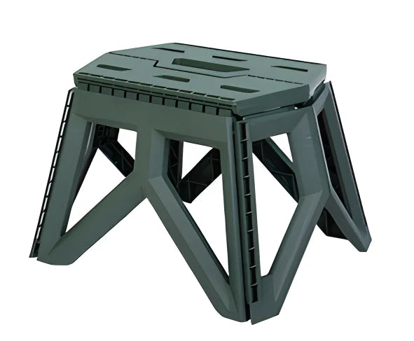 Portable Folding Chair High Load Bearing Durable Foldable Small Stool for Indoor/Outdoor Use, Camping, Hiking, Fishing, BBQ