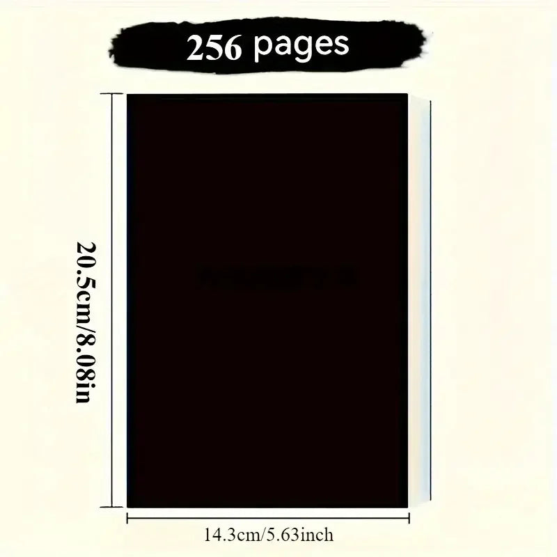 Bloc-notes A5 256 Pages, carnet de croquis vierge, carnet de notes, Journal scolaire, papeterie utile, fournitures de bureau