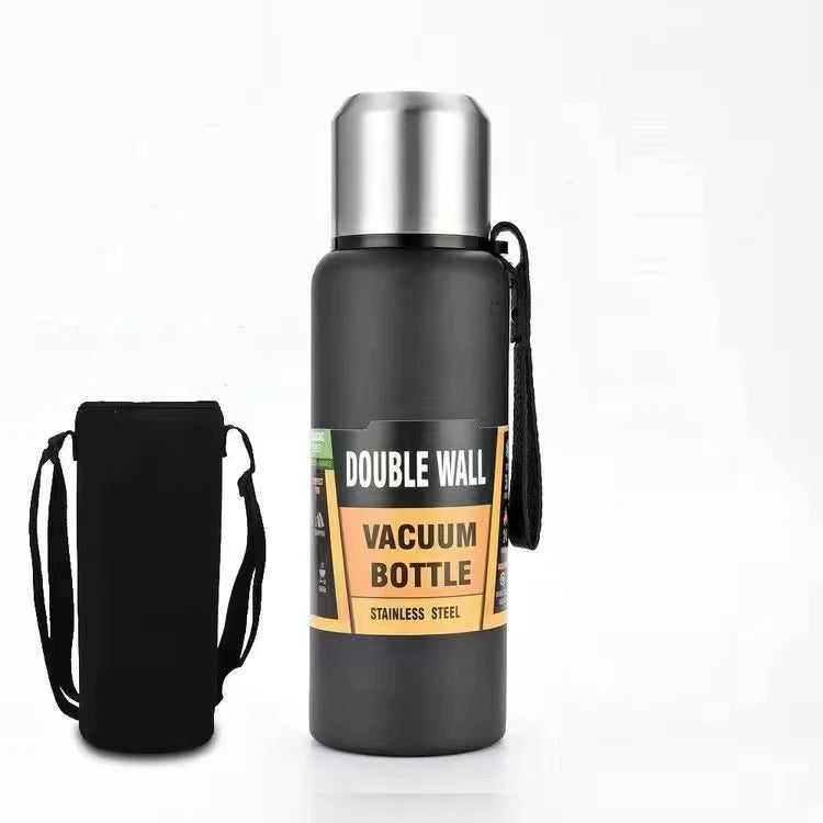 High Quality Large Capacity Stainless Steel Thermos Portable Vacuum Flask Insulated Tumbler with Rope Thermo Bottle 500/750ml