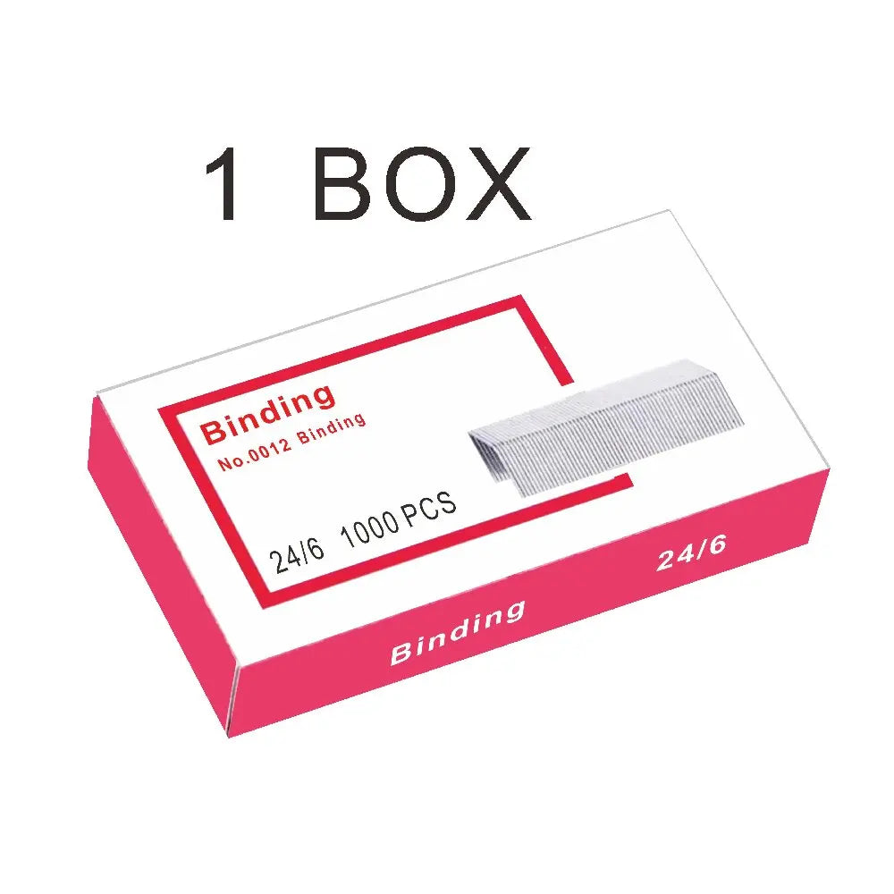 Staples Binding 24/6 12# 10# 12# 10# Office Stationery Study Supplies Stapler Folder Papeleria Micro Universal