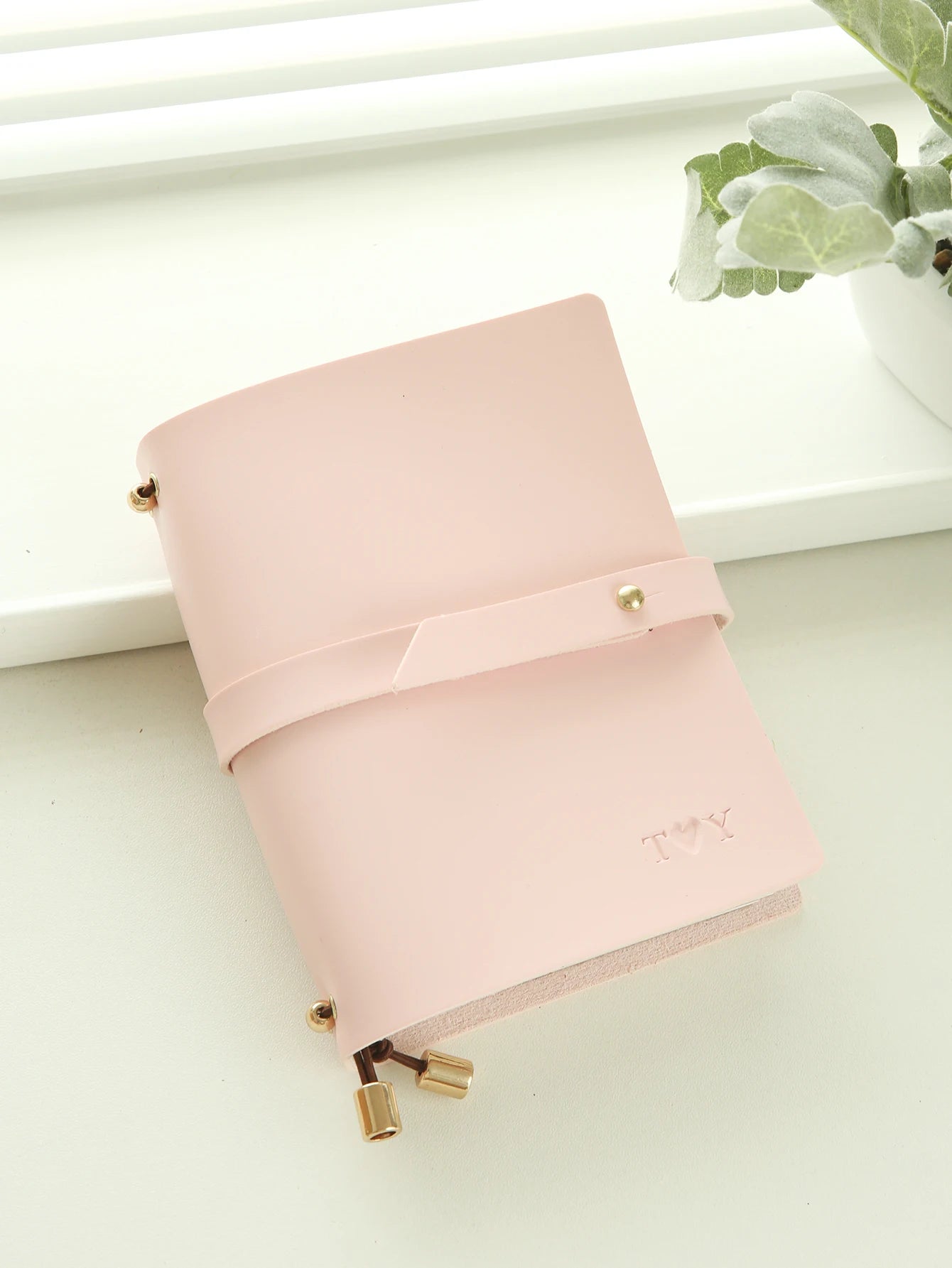 Customized Name Passport Holder Personalized Imprinted Card Bag with A7 Journal Cards Holder Customize Letters Cover Wallet