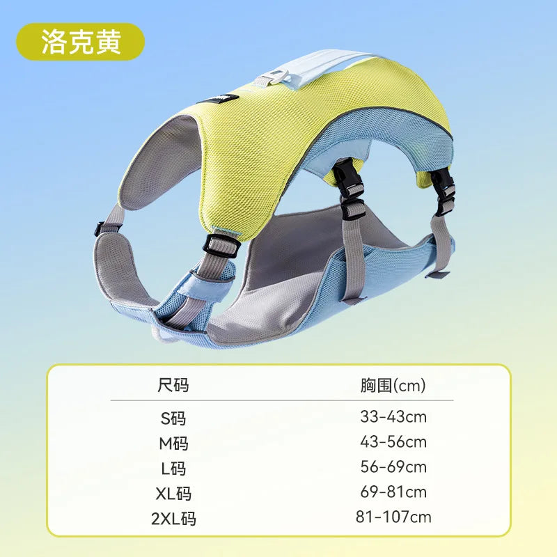Summer Cooling Vest Style Dog Harness Breathable Leash for Small Medium Large Dogs Golden Retriever