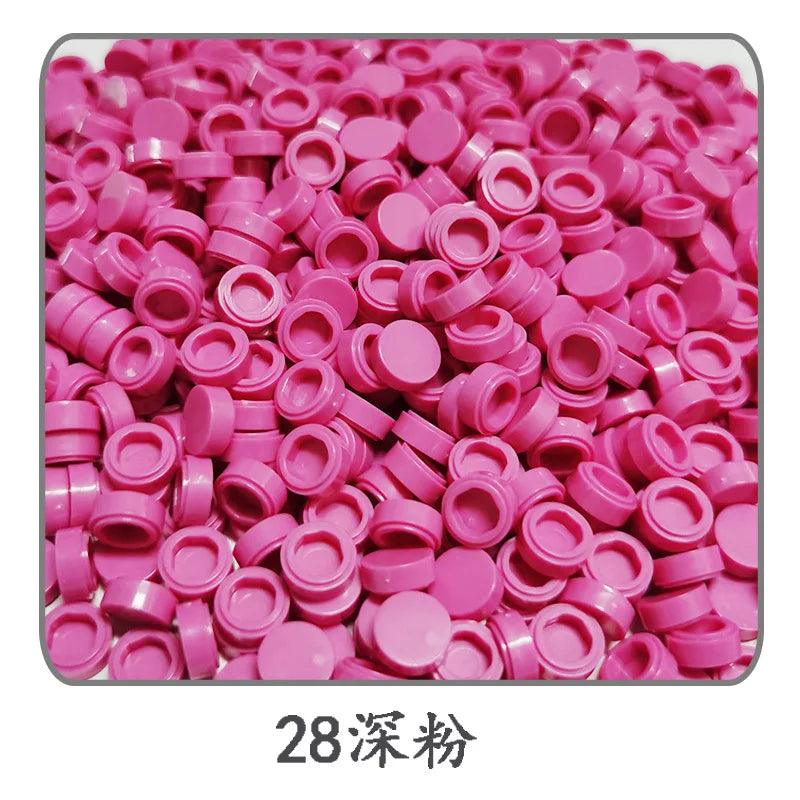 500pcs 1x1 Round  98138 Pixel Art Remix Building Block Toy Mosaic Drawing Series