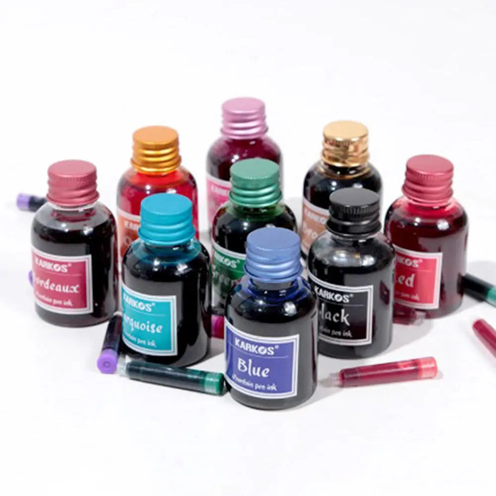 Pure Colorful Fountain Pen Ink Universal Refill Ink Stationery School Brand New Product Peace And Happiness 30ml