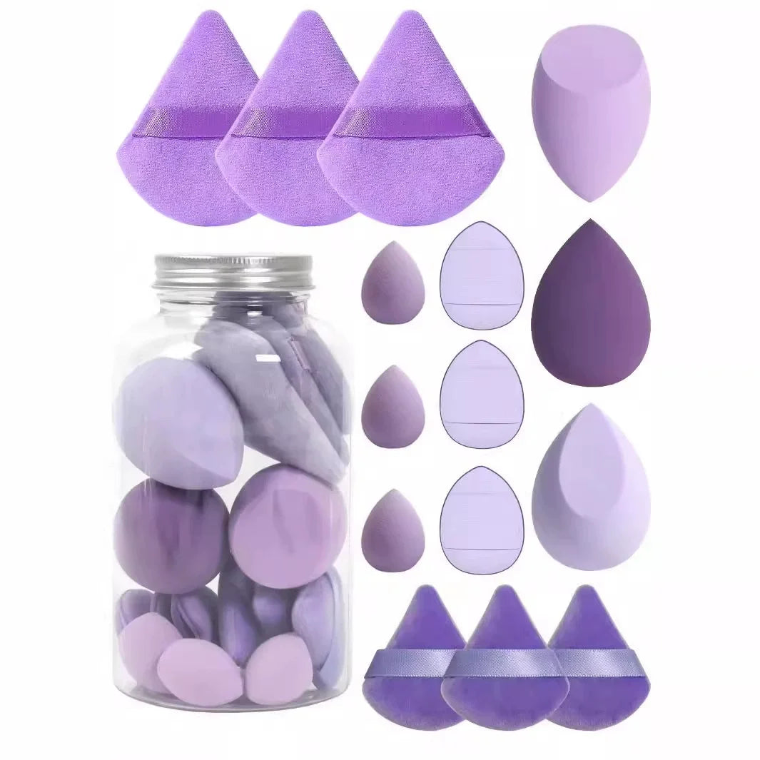 12/15Pcs Makeup Sponge Cosmetic Puff Foundation Sponges Blender Beauty Egg Powder Puffs Women Make Up Accessories Makeup Tools