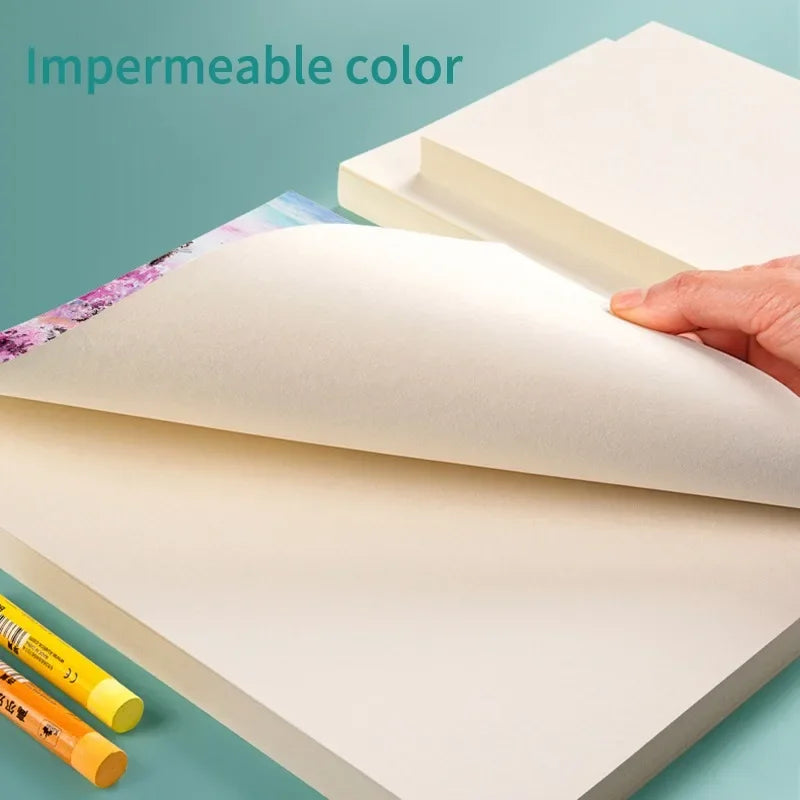 200GSM Oil Pastel Paper Oil Painting Stick Special Paper Blank Drawing A4 Chalk Coloring Crayons Painting Acid Free Cardboard