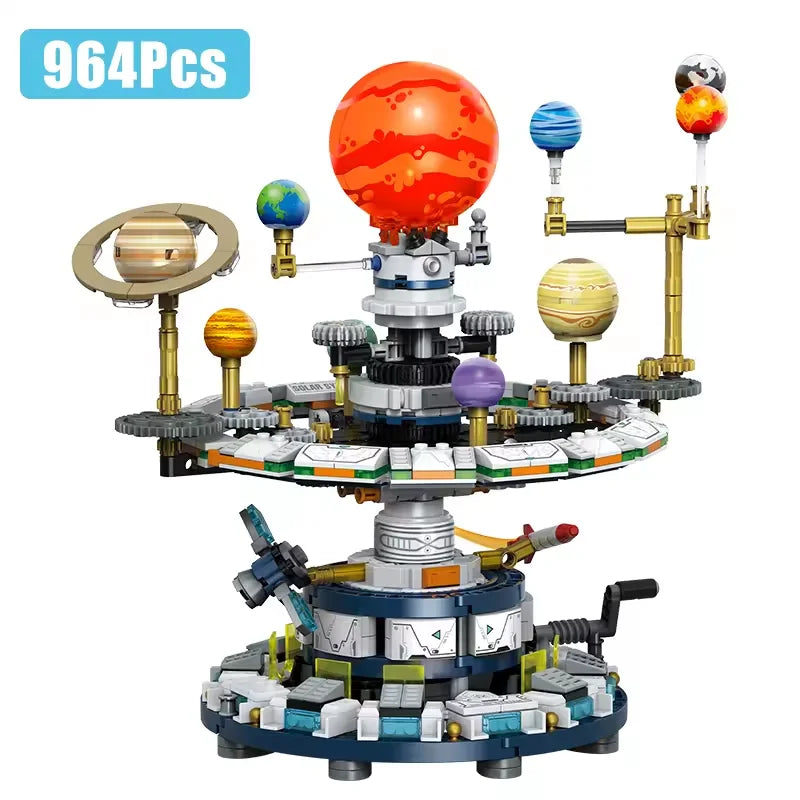 Space Radio Telescope Building Blocks Model Educational DIY Assembly STEM Toy Creative Science Puzzle Birthday Gift for Kids