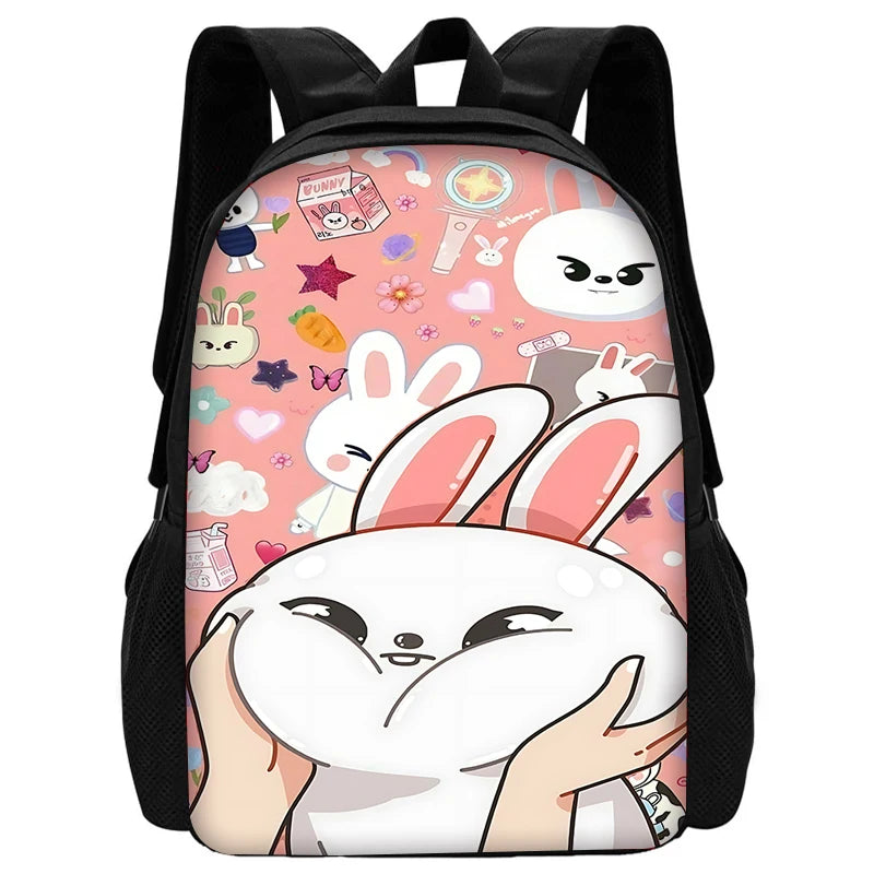 Child School S-Skzoo-o k-Kpop Stray Kids Backpack With Shoulder Bag Pencil Bags School Bags for Boys Girls Best Gift