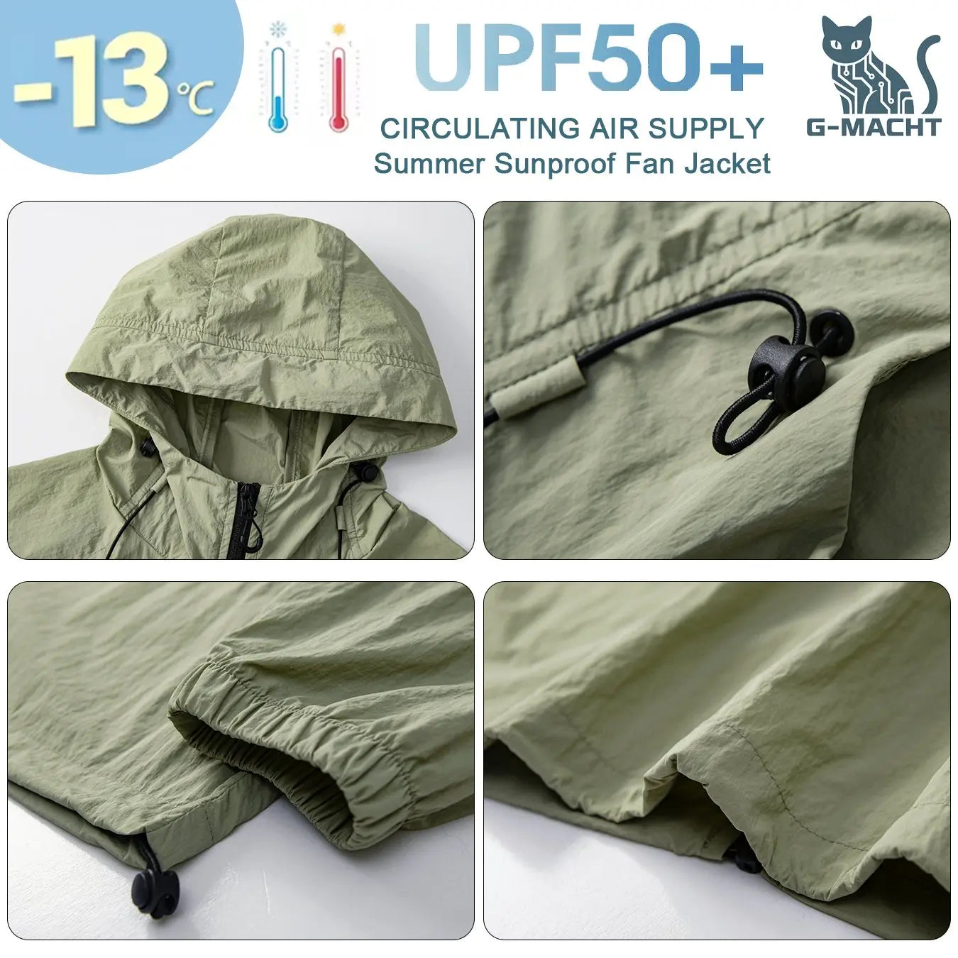Couple Summer Cooling Fan Vest, Breathable Heat-Resistant Air Conditioned Sleeveless Workwear for Outdoor Use(Not Power)