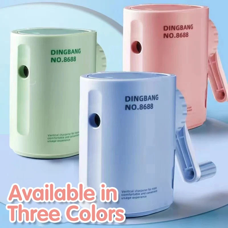 Adjustable Thickness Hand Cranked Pencil Sharpener for Students and Children Automatic Lead Drawing Color Lead Special Sharpenin