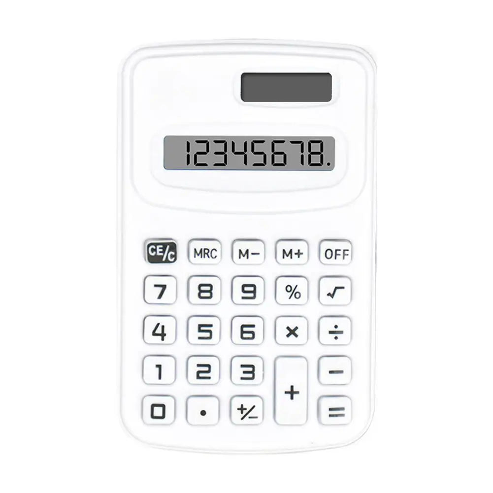 Small Solar Calculator Portable Calculator Cute 8 Digits LCD Electronic Home Office Calculator For Kid Primary School Calculator