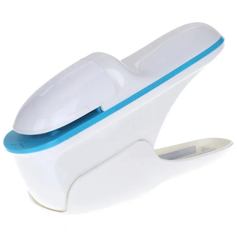 1PC hand-held stapler without nails, bill paper and handbooks, document binding, office, home and school binding supplies
