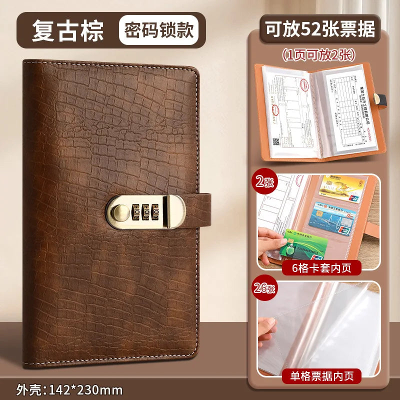 The Document Vault: A Locking Filing System for Bonds, Statements & Sensitive Papers Secure Financial Organizer with Lock