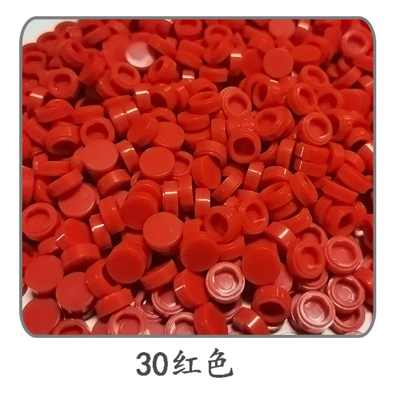 500pcs 1x1 Round  98138 Pixel Art Remix Building Block Toy Mosaic Drawing Series