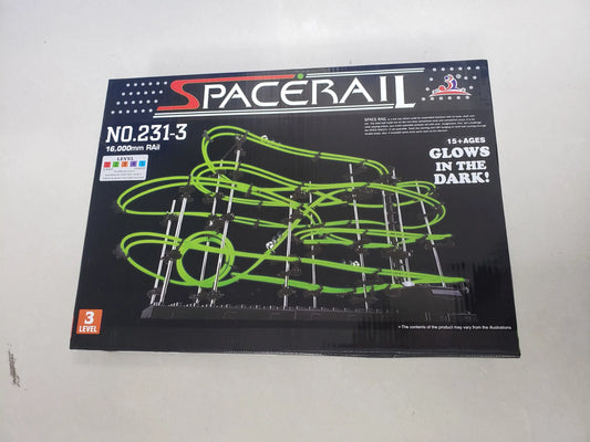 Marble Run Maze Race Track Games Luminous Spacerail Roller Coaster Level 2 3 4 Electric Elevator Model Education Science Toy