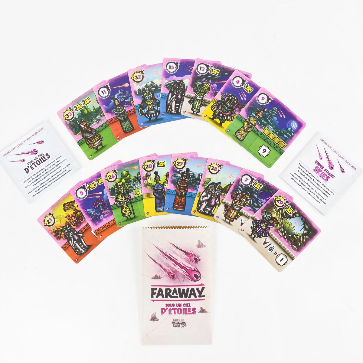Faraway Board Game 2-6 Players Party Funny Table Game Friends Entertainment Strategy Cards Game - PEOPLE FROM BELOM Expansion