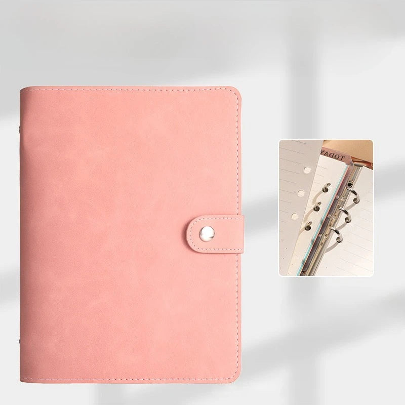 A5 A6 A7 Soft PU DIY Binder Photocards Collect Book Diary Agenda Planner Cover Album Stationery