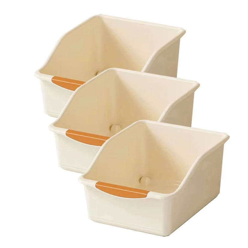 Kitchen Storage Basket Spice Seasoning Sundries Pantry Bathroom Sundries Plastic Storage Box for Home Organization