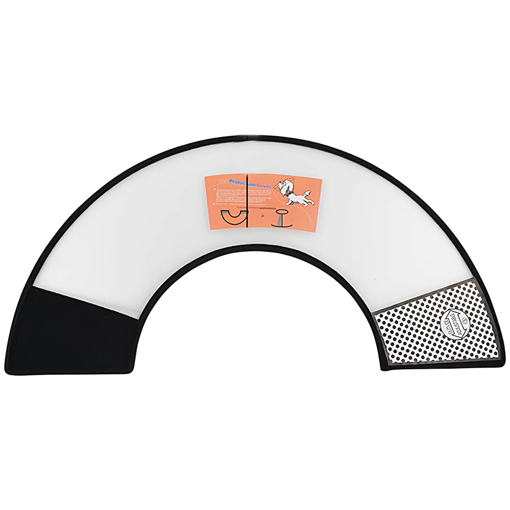 Adjustable Soft Pet Recovery Collar - Anti-Lick & Anti-Scratch Elizabethan Cone for Post-Surgery Wound Protection