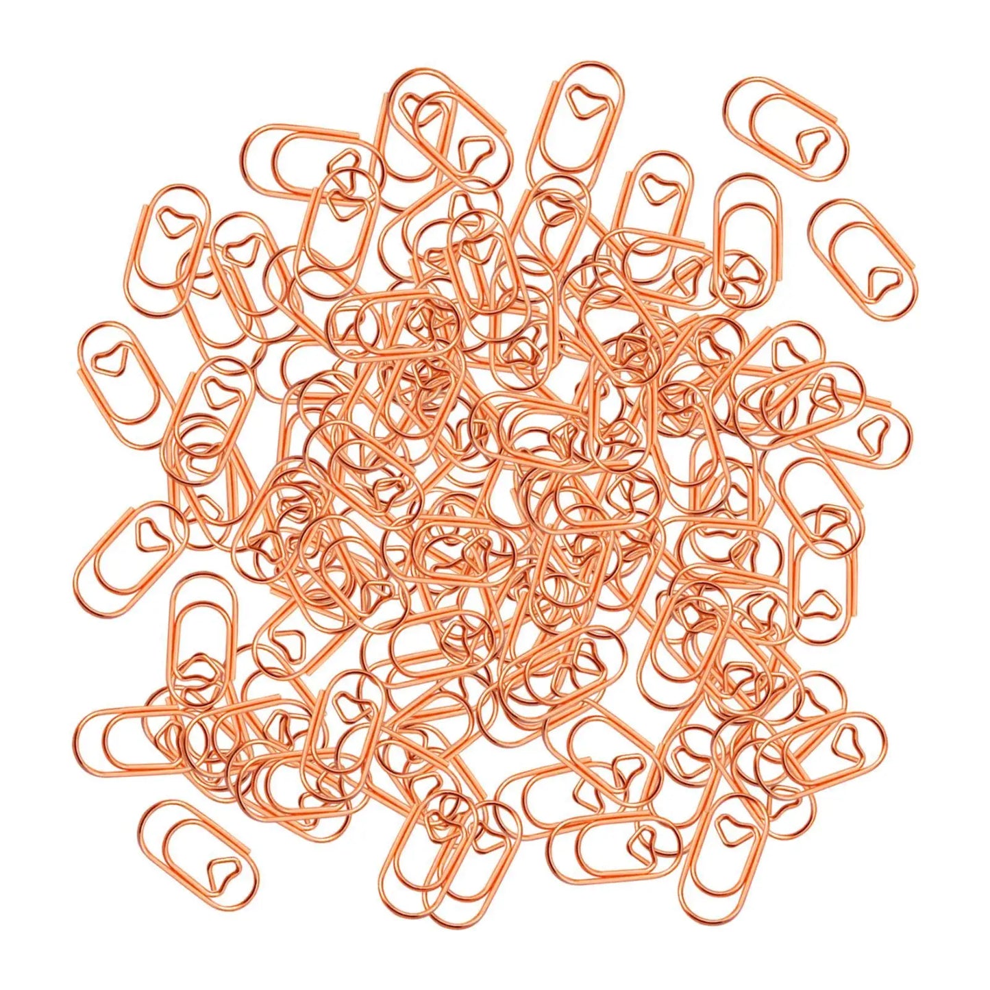 100 Pieces Paper Clips Accessories Portable Metal Multipurpose Office Supplies for Personal Documents School Journal Classroom