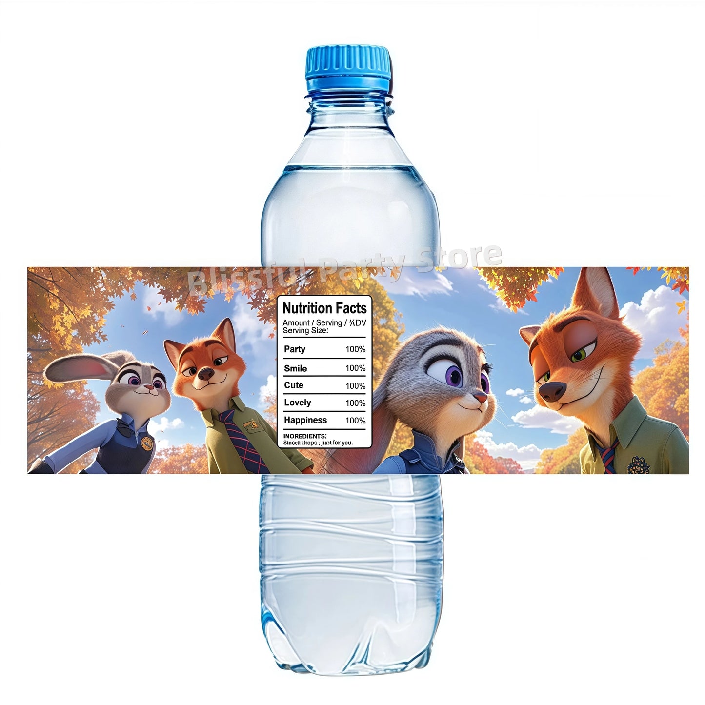 Zootopia Party Favors Slap Bracelets Keychain Stamp Popcorn Box Gift Bag Fillers Kids Birthday Decor Baby Shower Supplies Gifts
