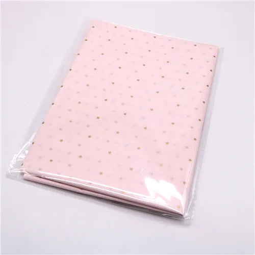 10pcs Gold Tissue Paper DIY Gift Wrapping Paper  Handmade Craft  Leopard Star Pattern  Floral Packaging Material Arts Supplies