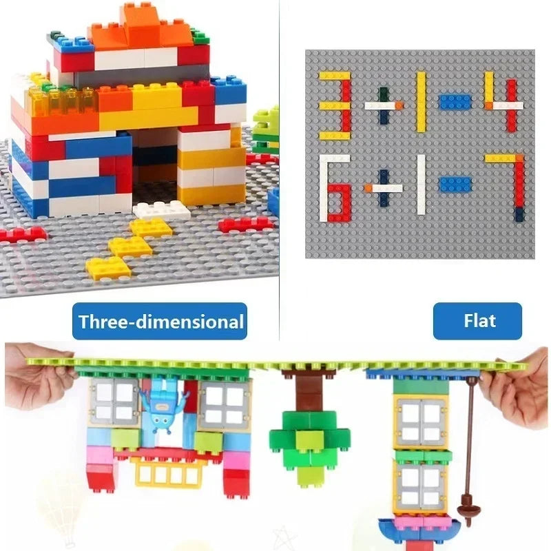 4PCS Classic Baseplates 32x32 16X32 Dots Building Blocks Bricks Base Plates DIY Plastic Board Blocks MOC City Construction Toys