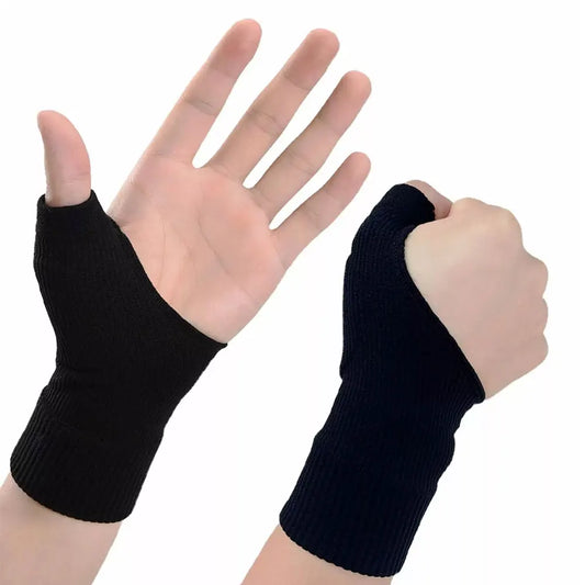 1Pair Wrist Thumb Compression Arthritis Gloves, Breathable Wrist Support Brace Wrist Sleeve With Gel Thumb Injury Pads Protector