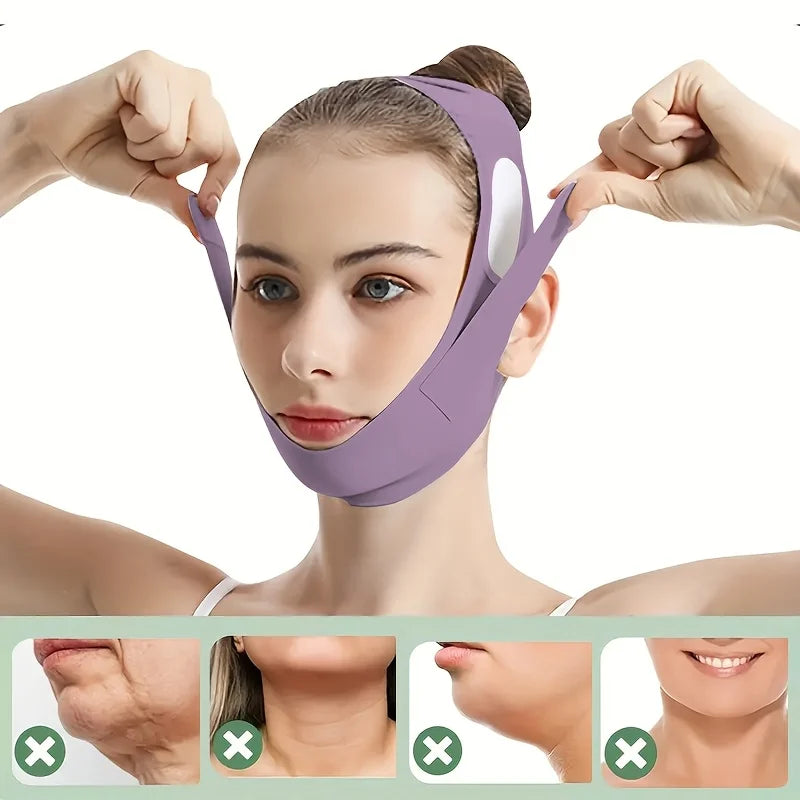 Reusable V Shaper Mask Beauty Face Sculpting Sleep Mask Facial Lifting Anti Wrinkle Strap Band Sleeping Mask Beauty Health Tools