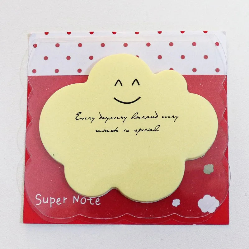 60sheets Sticky Notes Cute Cartoon Colorful Memo Pad Ins Kawaii Stationery Posted Tabs Its Memo Message Paper School Supplies
