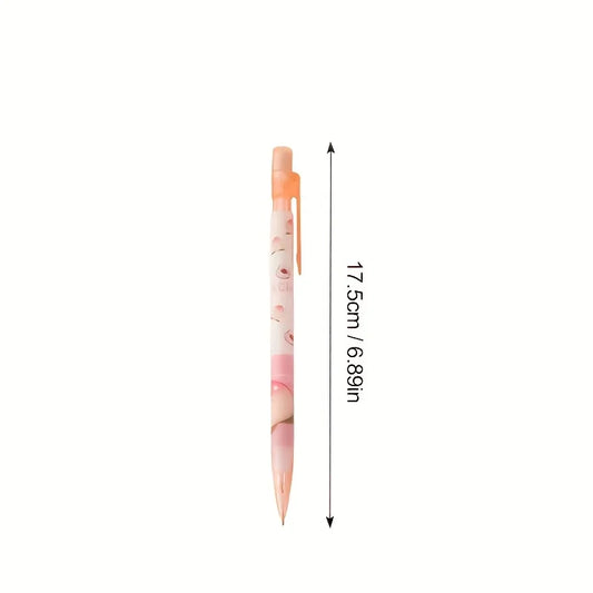 12 Mechanical Pencils with Printed Patterns, 6.89 Inches Long, Come with an Eraser, Easy to Erase Writing, Suitable for Office, Drawing, Note-Taking, Office Supplies, School Supplies, Stationery Sets, Back-To-School Season
