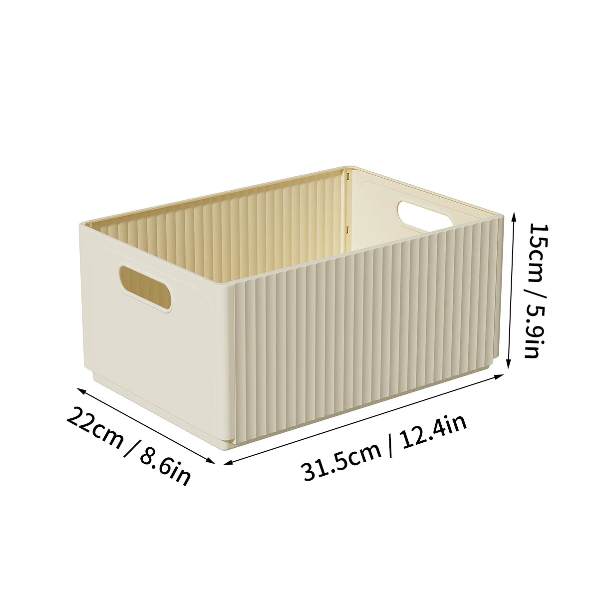 WORTHBUY Multi-functional Foldable Plastic Storage Box Kitchen Storage Organization Seasoning Jar Organizer Box Food Contianer