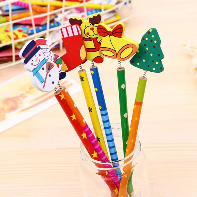 20pcs  Animal Spring Pencil Students Writing Pencils Children Toys Stationery Gifts Party Gift  Birthday Wedding Festival