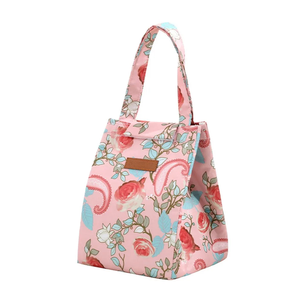 Oxford Cloth Insulated Lunch Bag Camping Food Drink Cooler Bag Picnic Travel Bag Waterproof Food Storage Box for Adult Kids