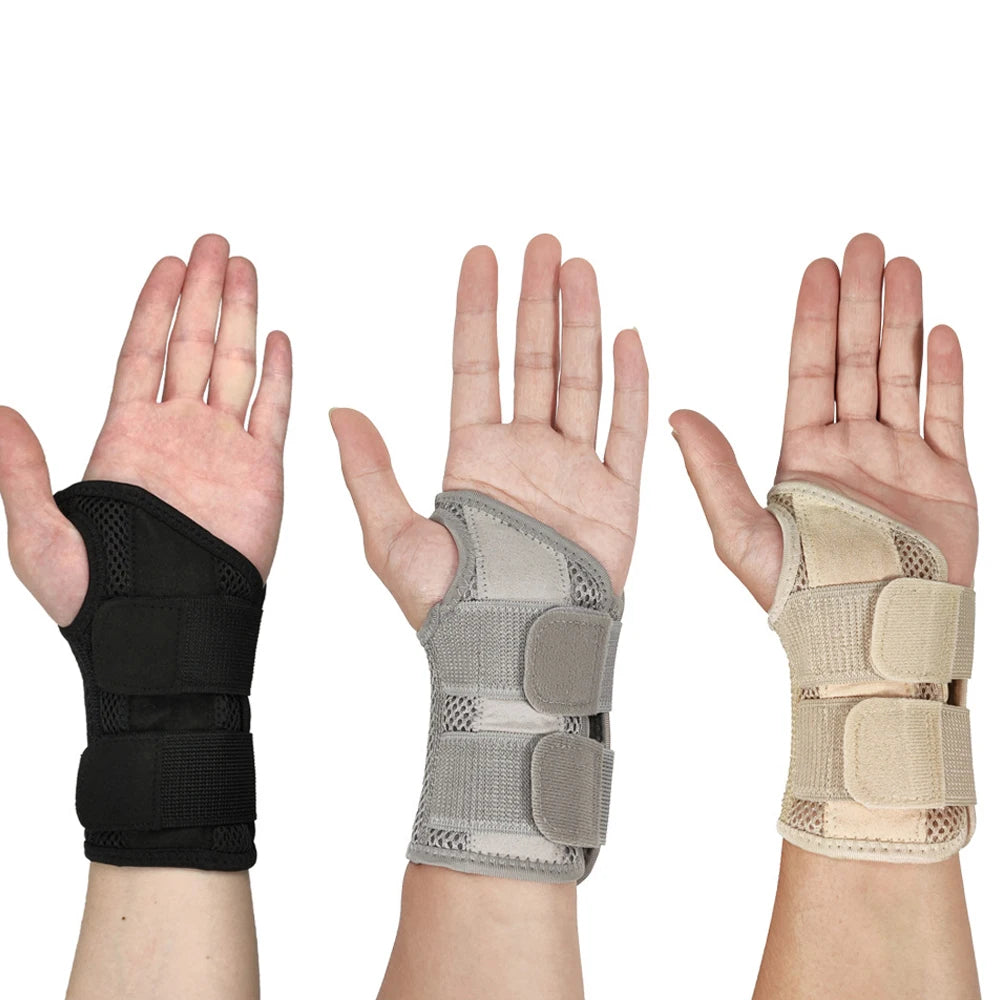 1pcs Wrist Brace for Carpal Tunnel Support Brace with Splints Hand Support for Arthritis Tendonitis Sprain Injuries Wrist Pain