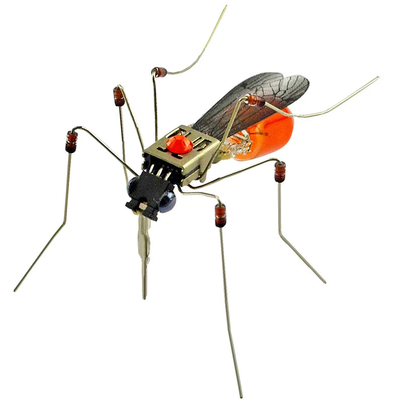 STEAM DIY Robotic Insects Science Invention Electronic Animal for School Competition Non-soldered DIY Kit Stem Toys Robot Animal