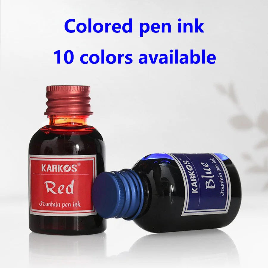 1 Bottle Pure Colorful 30ml Fountain Pen Ink Refilling Ink Stationery School High Quality Calligraphy Writing Fountain Ink