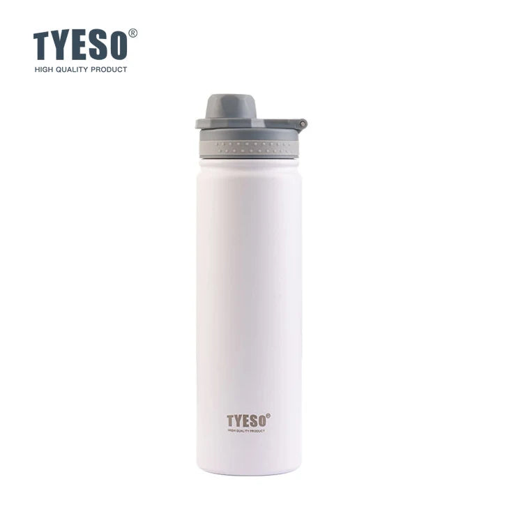 TYESO Thermos Bottle Car Insulated Flask Water Tumbler for Outdoor Sports Travel Vacuum Flasks Stainless Steel Thermal Cup