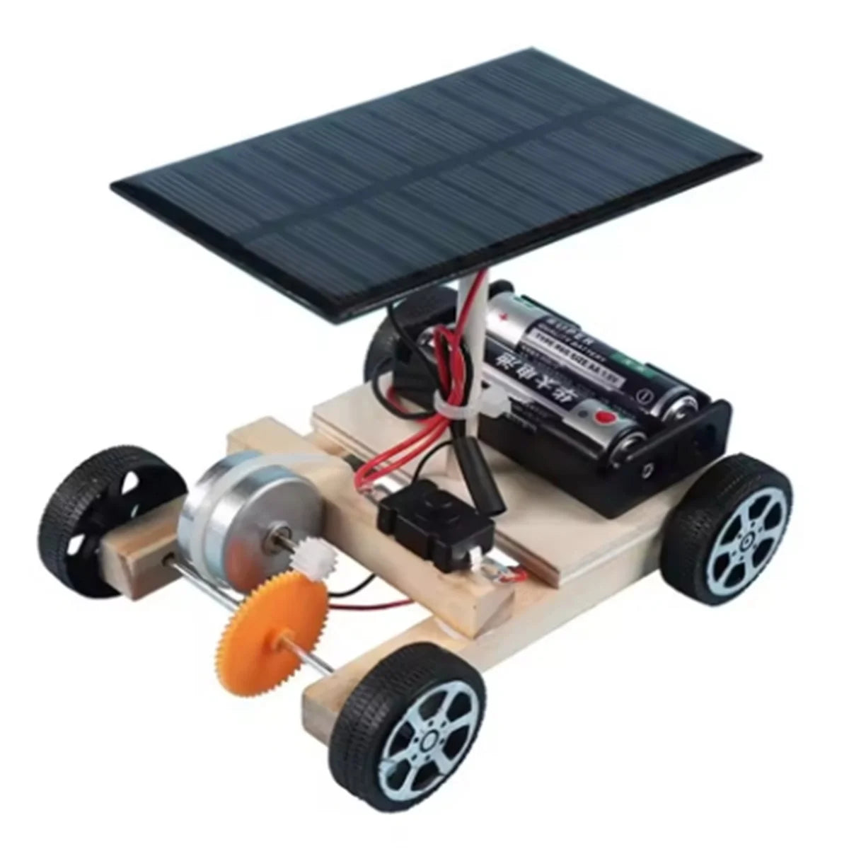 DIY Solar Electric Vehicle Science Teaching Tool Assembly Puzzle STEM Education Model Creative Invention Student Education